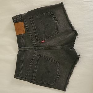 Levi's 501 cuttoff shorts black